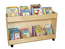 Contender Birch Montessori Kids' Bookcase Display Stand Natural