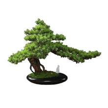 Bonsai Living Room Entrance TV Cabinet Furnishings Simulation Bonsai Coffee Table Desktop Decorative Chinese Feng Shui Ornaments Plant