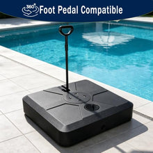 OROTLECT 33.5" Patio-Cantilever-Umbrella-Base W/Handle & Wheels,330 Lbs