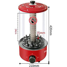 MNSRRN Electric Barbecue Grill Household Skewer Machine, Heightening Timing Electric Skewer Stove Automatic Rotation Smokeless Indoor Barbecue Electric Grill