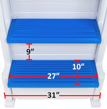 Aqua Select Everest Entry Step System | Above Ground Pool Step | 350 Lb Capacity
