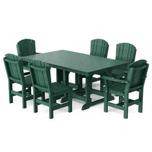 Wildridge® Heritage 44”x72” Dining Table Set, Turf Green - Outdoor All-Weather Poly Dining Furniture for Patio, Porch, Deck
