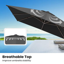 153'' X 116'' Outdoor Cantilever Umbrella, Weighted Base Does Not Include