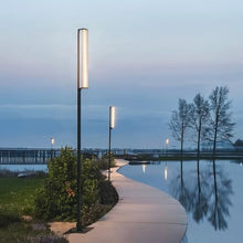 XMKJC Bollard Light, Stainless Steel Outdoor Post Light, LED Pathway Lamp for Landscape Lighting, IP65 Waterproof Garden Bollard Lamp for Yard Walkway Courtyard Residential Use(Large)