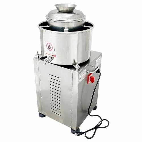 LGXEnzhuo Commercial Meatball Beater Grinder 2200W Stainless Steel Gray