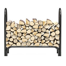 DOIBG Heavy Duty Outdoor Firewood Rack S Organizer Large Wrought Iron Log Carrier for Fireplace Stove and Fire Pit Floor Firewood Holder Accessory