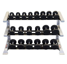 Body-Solid SDKR1000DB Pro Clubline 3-Tier Dumbbell Rack Black