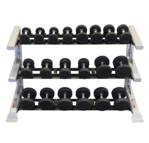 Body-Solid SDKR1000DB Pro Clubline 3-Tier Dumbbell Rack Black
