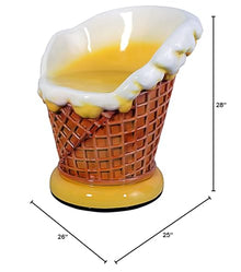 Design Toscano Ice Cream Parlor Chair