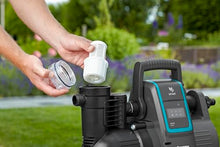 GARDENA Smart Pressure Pump Kit: 5000/5 App/Tablet Controlled Surface Sprinkler Pump with Smart Gateway, Flow Rate 5000 L/H, Dry Protection (19106-20)