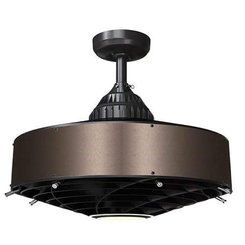 MCS Products Bladeless Ceiling Mount Misting Fan - Metallic Brown
