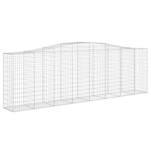 Arched Gabion Basket 157.5"x19.7"x47.2"/55.1" Galvanized Iron White Black Other