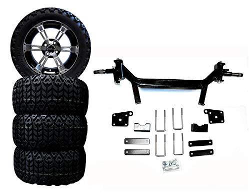 3G 5" Lift Kit Combo with 14" Colossus for EZGO TXT Electric Golf Carts 2002-2010