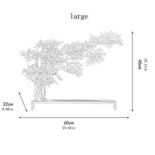 Simulation Maple Leaf Bonsai Ornaments Living Room Office Porch Aisle Potted Micro Landscape Ornaments House Plant (Color : H) (D)