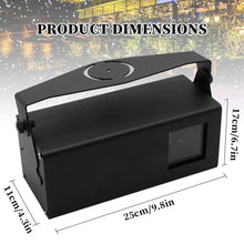 GwlThixion Firefly Projector Lamp, Remote Control Projection Lamp, Decorations Stage Lights, 8 Lighting Effects Fairy Light Projector, Waterproof IP65 Outdoor Garden, for Holiday, Wedding 25W-White
