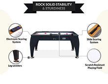 PUCK Sphynx 5-Foot Air Hockey Table Black