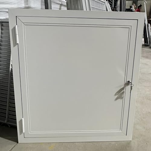 Innovz Aluminum Drywall Access Panel 24"x24" 14"x36" 18"x36" 32"x36" 30"x36" 36"x36", Lockable Attic Door Plumbing Access Hatch, Hinged Wall Service Hole Cover(WxH(28x38in))