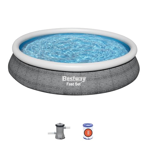 Bestway 57313-4 Fast Set Inflatable Pool Round 457 x 84 cm