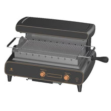Qiokoith 220v Electric Grill 1500W, 360 Automatic Rotation Barbecue Machine, 6-Level Temperature & Timer, Top Heating, Dishwasher Safe Parts for BBQ Party