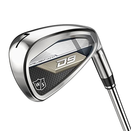 WILSON Wilson Staff D9 Iron Golf Set - Men's Right Hand Standard Length, Steel Shaft Regular Flex Gray