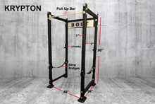 Bolt Fitness Supply Krypton Full Power Rack for Weight Training Black