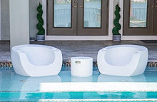 REZVANI FURNITURE STUDIO Tenjam Moon Chair Set of Two for Pool Lounge in Made-to-Order Colors