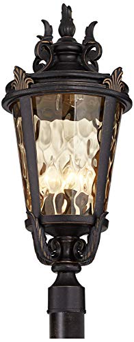 Casa Marseille 28" Bronze 4-Light European Outdoor Post Light Fixture
