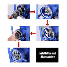 BREVELTION 220V Electric Meat Grinder 4KW 500-600KG/H Blue