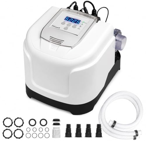 XtremepowerUS Salt Chlorine Generator - for Above Ground Swimming Pools up to 15,000 Gallons, Salt Water System Chlorinator Built-in Timer with E.C.O. Salt Cell Genertaor