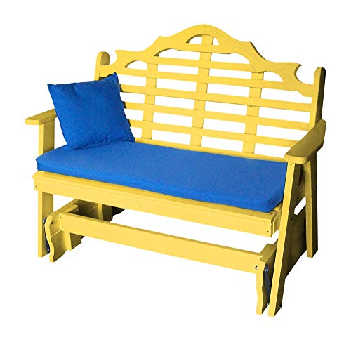 A&L Furniture Company Marlboro Recycled Plastic 5ft Glider Chair - Lead TIME to Ship 4 Weeks