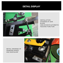 Automatic Band Saw Blade Sharpener, Precision Woodworking Blade Gear Sharpening Grinder Electric Bandsaw Grinding Machine Can Manually Adjust The Speed