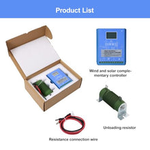 pealiritansemen 3000 W Solar & Wind Energy MPPT Controller, Photovoltaic/Battery Dual Power Supply, LCD Widescreen Display, Support 3 Load Modes, for Street Lamp,48V