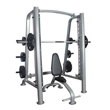 Fitness First Smith Machine with Olympic Weight Plate Storage Silver