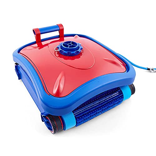 Automatic Robotic Pool Cleaner with Intelligent Path Planning, 200W Suction Power,Over 2 Hours Runtime for Large Pools