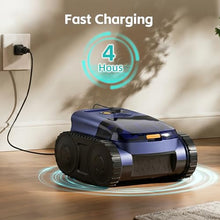 Pool Vacuum for Inground Pool & Above Ground Pool, Cordless Pool Cleaner with Smart Navigation, Self-Parking, LED Indicator, Wall&Waterline Cleaning Pool Robot up to 2150 Sq.ft
