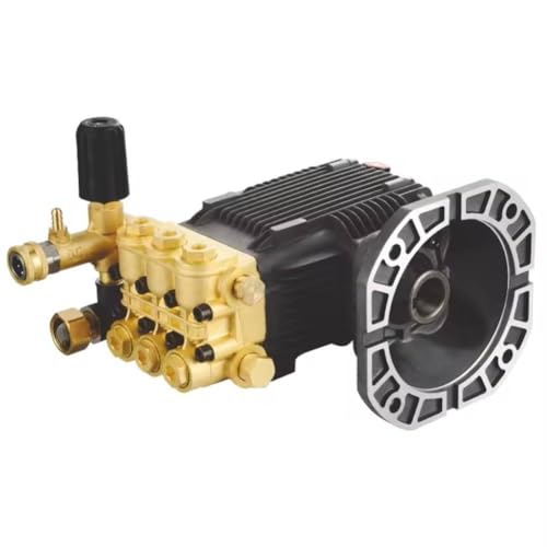 Pressure Washer Pump DBE-B C3 Brass Triplex Plunger Pump 37L Min 150Bar Female Shaft 24mm Compatible With Heavy Duty Washing Machine(DBD-1809C3)