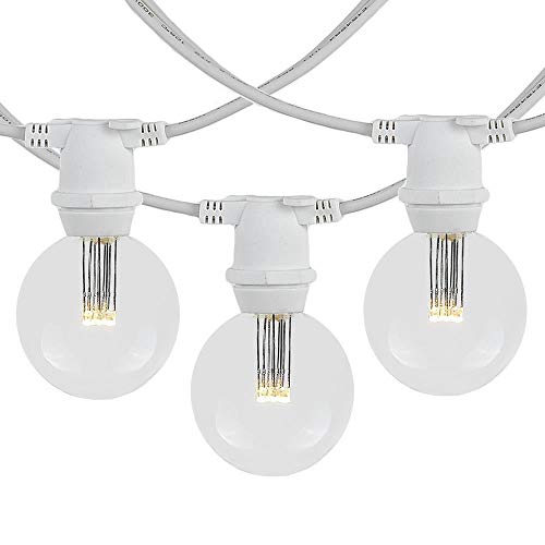 Novelty Lights 100' Warm White LED G50 Globe Outdoor String Lights