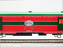 Generic VISIONLINE North Pole Central Reindeer Car #2523 O Gauge Red