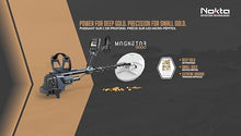Nokta Magnetar 9000 Gold Nugget Metal Detector, 2 Coil Pack, Color Screen, 2 Modes, Bluetooth Headphones, 2 Li-Ion Batteries, Backpack, Bungee & Hipstick, Digger, Vehicle Charger