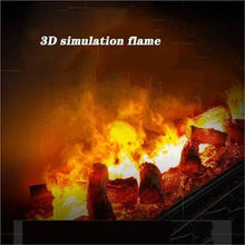 Decorative Fireplace Recessed Fireplace Flame Adjustment 3D Simulation Charcoal Water Vapor(XL)