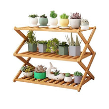 Bamboo Flower Stand Modern Rustic Plant Trellis Anticorrosive And Moisture-proof Flowerpot Stand Easy To Install Balcony Planter Multifunctional Plant Ladder Frame Simple Display Rack For Patio