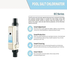ZIJINGM Salt System Salt Water Chlorator,Chlorine Generator Electrolyser Salt Chlorinator Salt Water System for Pools Self-Cleaning Salt Chlorine Generator for 50 m³ Swimming Pool (Size : 20)