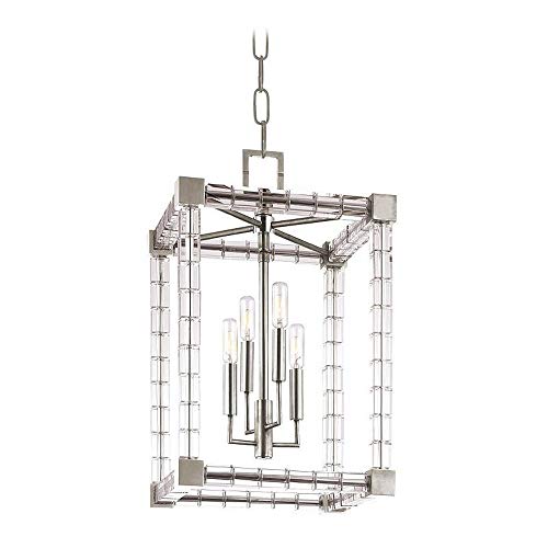 Hudson Valley Lighting 7113-PN Alpine - 4 Light Lantern 22 inches Tall and 13.5 inches Wide - Polished Nickel Finish