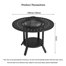 cfycfy987 Grilling Table Garden Barbecue Table Rack Outdoor Balcony Villa Outdoor(120X70cm)