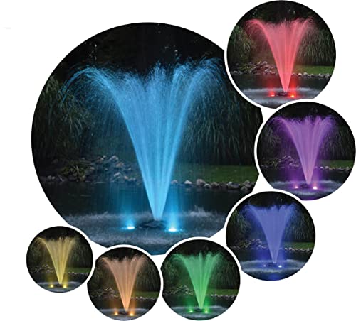 EASYPRO RGB4-150 AquaShine LED Fountain Light Kit with Digital Timer and Remote Control