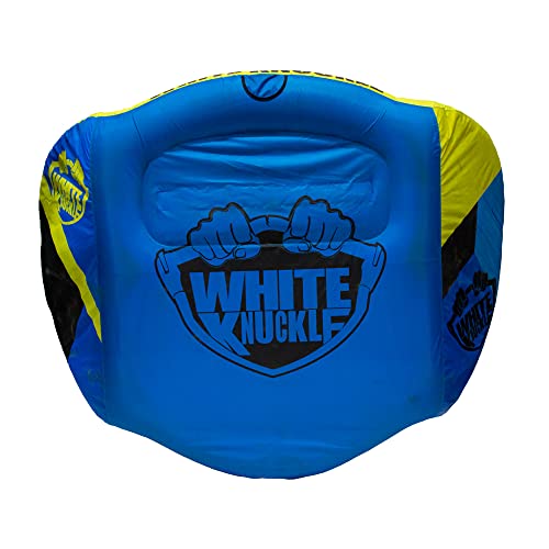 White Knuckle The Boomerang - 3 Rider Inflatable Towable Tube Blue / Yellow