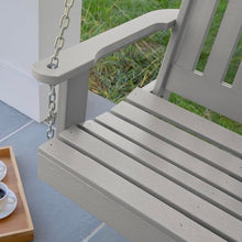 Highwood Lehigh Porch Swing, 4 Feet, Harbor Gray