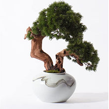 YXIANG56Q Fake Plants Artificial Bonsai Tree, Fake Plants in Ceramic Pot, Faux Potted Plant for Home Desktop Zen Garden Living Room Decor, Height 22.44 Inches Bonsai Tree