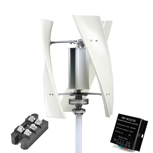AISINILALAO 3800W Vertical Axis Wind Turbine Generator with Controller