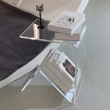 NRFJFOP Acrylic Small Tea Table Ins Wind Sofa Side a Few Nordic Bedside Corner Bedroom